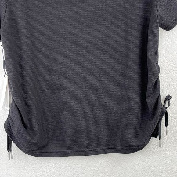 Calvin Klein Performance Bundle of 2 Black Side Tie Activewear Tops Plus 1X NWT - Picture 9 of 16